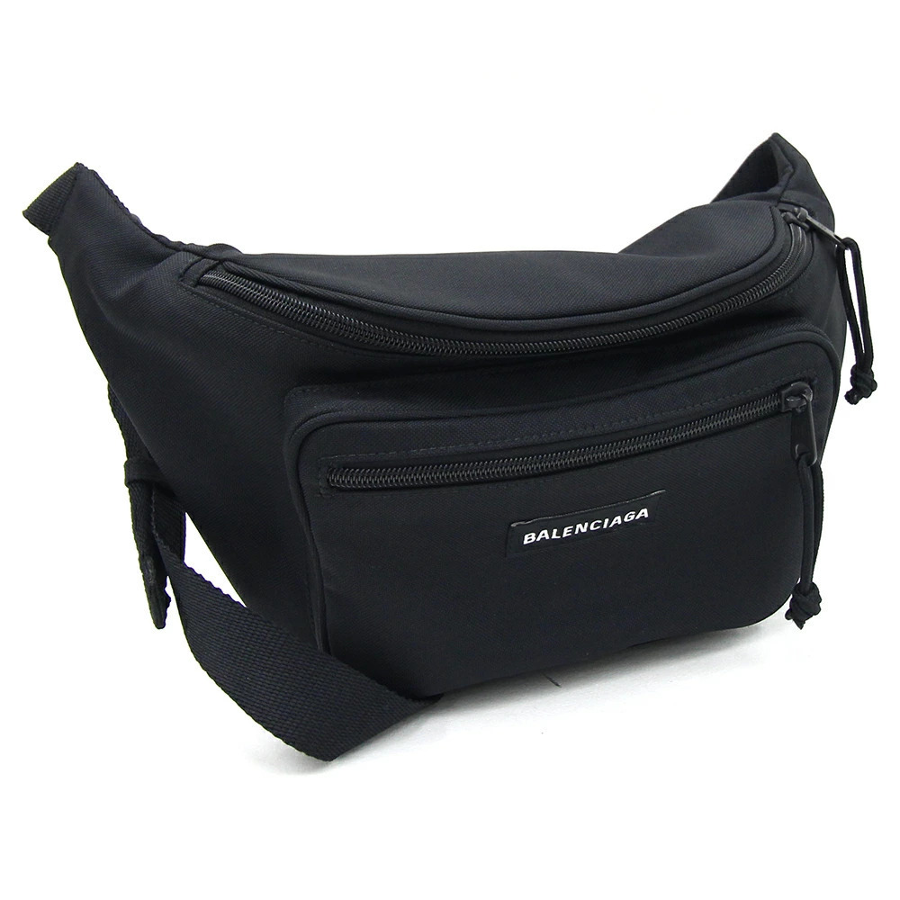 Balenciaga Explorer Belt Bag Black Canvas Body